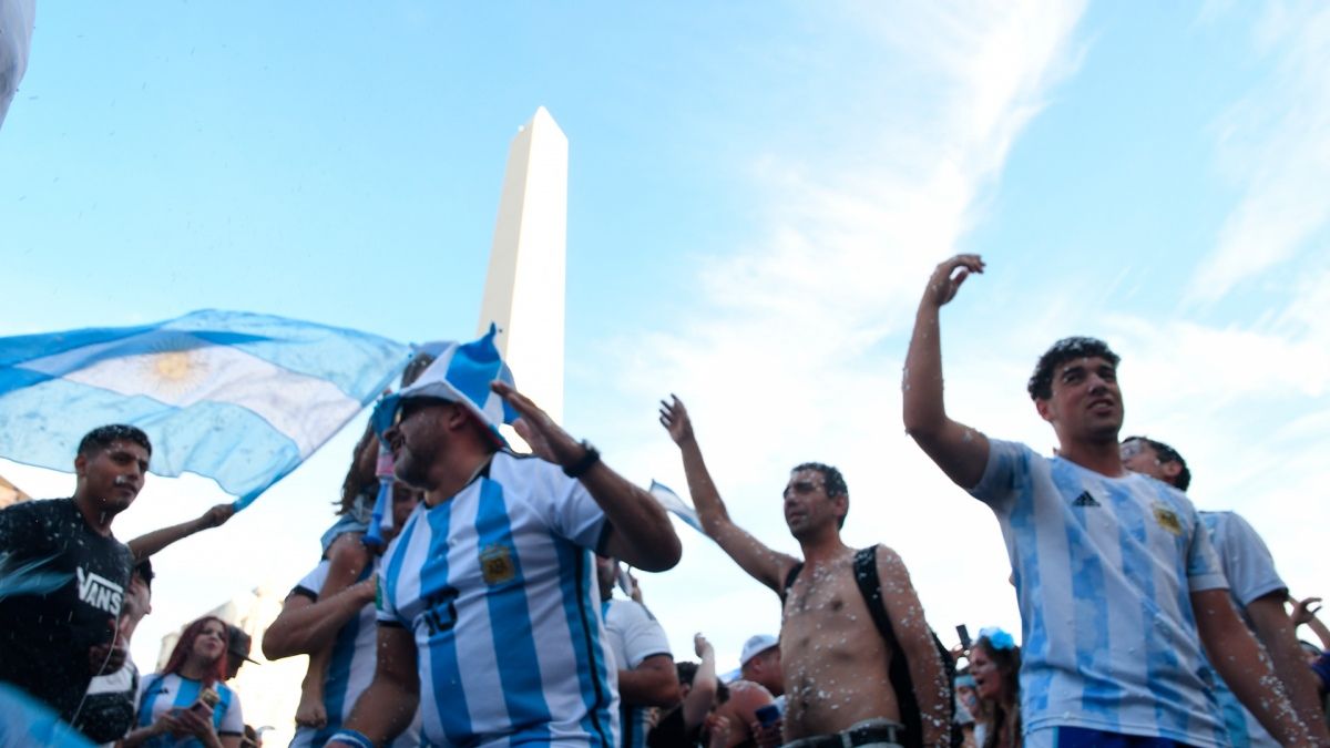 Feriado nacional este martes para festejar el triunfo de Argentina en el Mundial Qatar 2022 (Foto: Télam)
