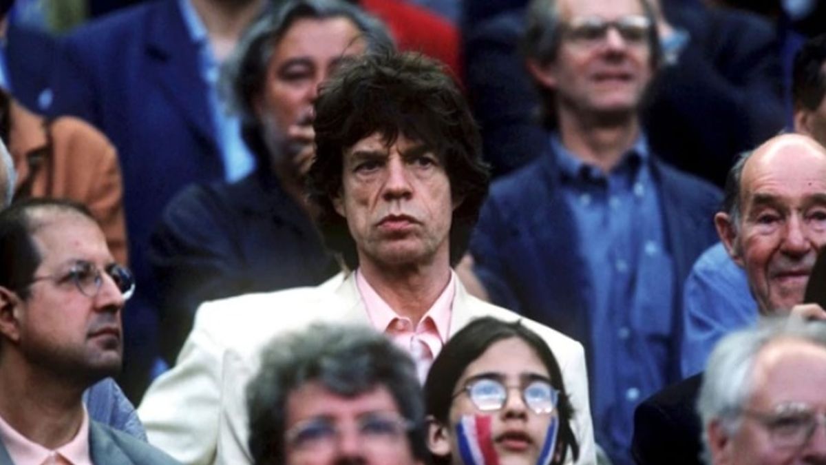 Jagger en el mundial de Francia, 1998.