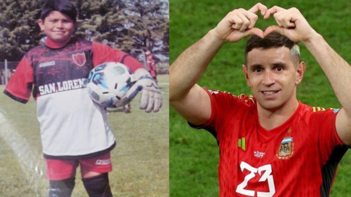 Jeremías sueña con ser como el Dibu Martínez.&nbsp;