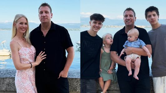 Las fotos de los días en familia de Maxi López en Italia: Recargar energías
