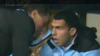 Carlos Tevez protagonizó otra pelea con Roberto Mancini en el Manchester City