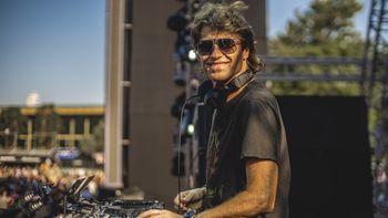 Hernán Cattáneo se presentó en el Campo Argentino de Polo