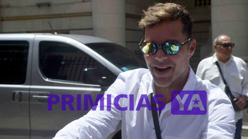 Ricky Martin en Argentina: las fotos del cantante saludando a sus fans en la puerta del hotel 