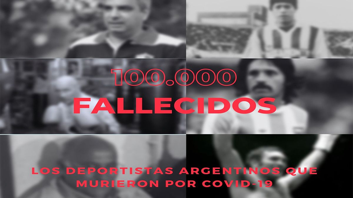 Los deportistas argentinos que integran la lista de los 100.250 fallecidos por COVID-19.