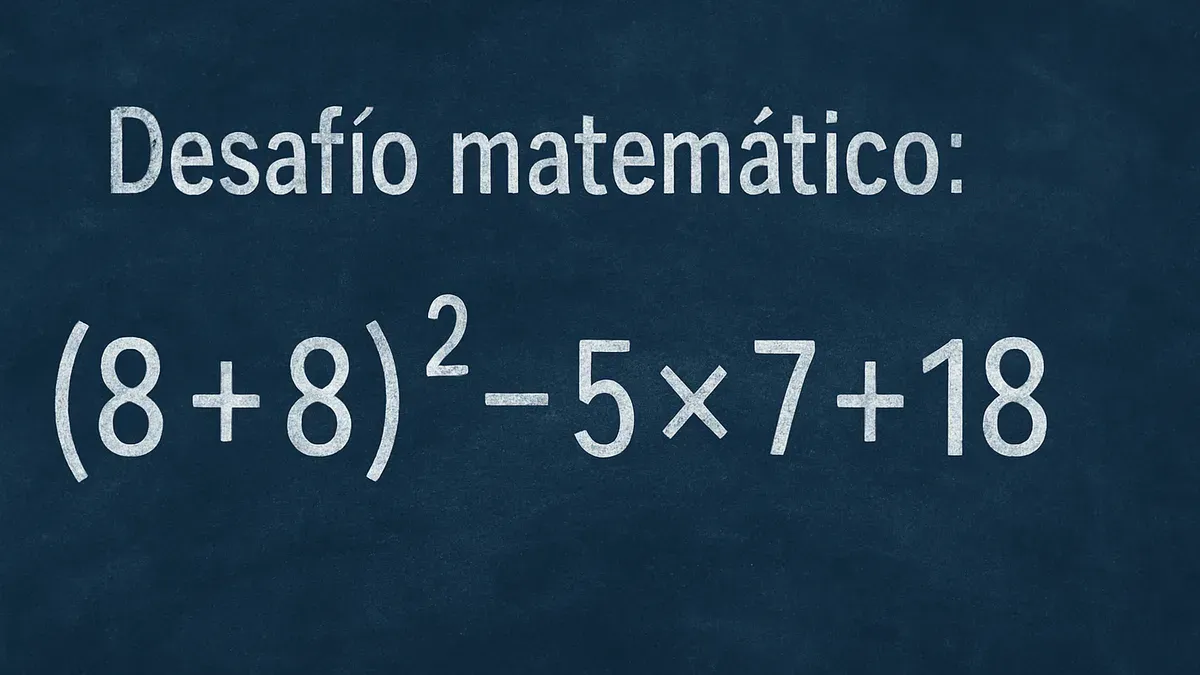 La regla esencial para resolver este desafío matemático es conocido como PEMDAS (por sus siglas en inglés) o jerarquía de operaciones.
