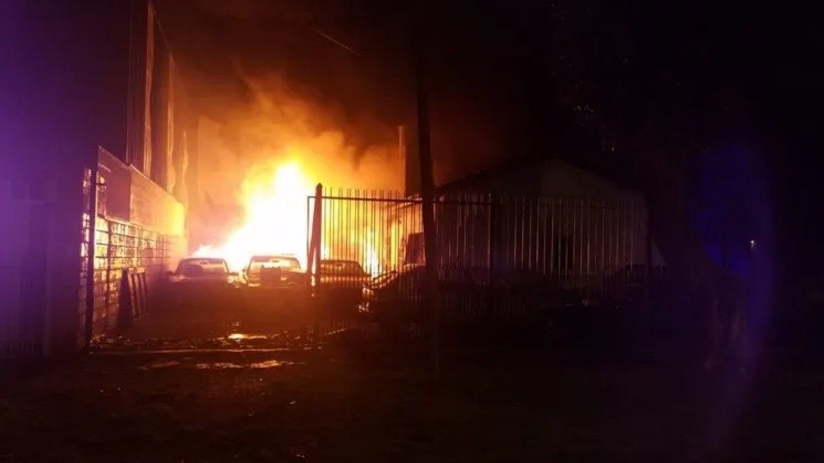 El impresionante incendio ocurrió en Mar del Plata.&nbsp;