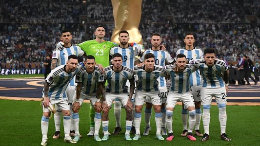 La Selección argentina alcanzó el primer puesto en el ranking FIFA