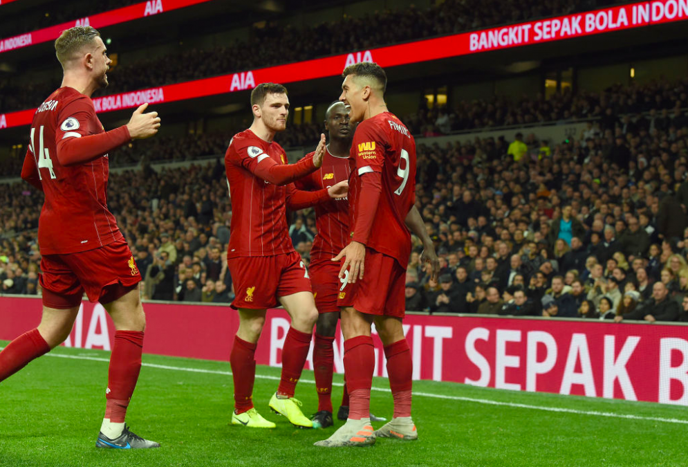 Liverpool le ganó 1-0 a Tottenham y logró el mejor arranque en la historia de la Premier League