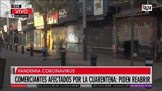 Peatonal fantasma en San Justo: comercios en crisis por la pandemia económica