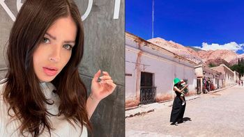 No viajó solita: A la China Suárez la acompaña un galán en Jujuy