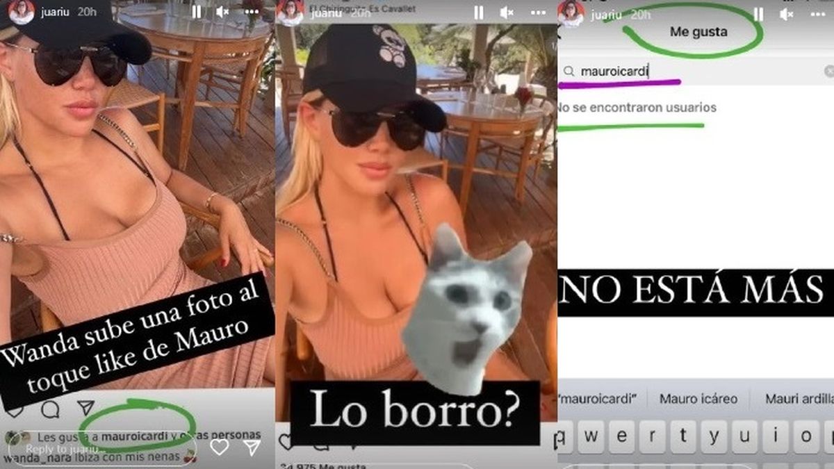 Juariu detect&oacute; un likeo en redes de Mauro Icardi a su mujer Wanda Nara, que tras unos minutos elimin&oacute; especulando entonces con una nueva crisis matrimonial.&nbsp;