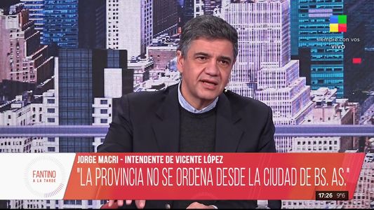 Jorge Macri sobre la alianza con Espert: La provincia de Buenos Aires no se ordena desde la Ciudad