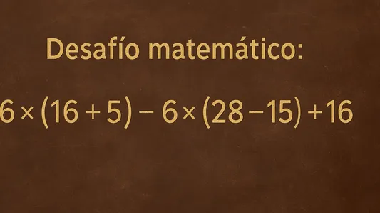 Desafío Matemático: resolver la cuenta sin apurarte