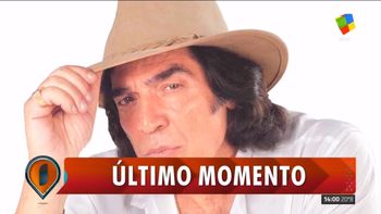 Preocupación: Cacho Castaña fue internado de urgencia por un cuadro bronquial