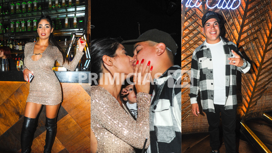 Daniela Celis y Thiago Medina a los besos en la presentación del primer proyecto de Julieta Poggio: las fotos