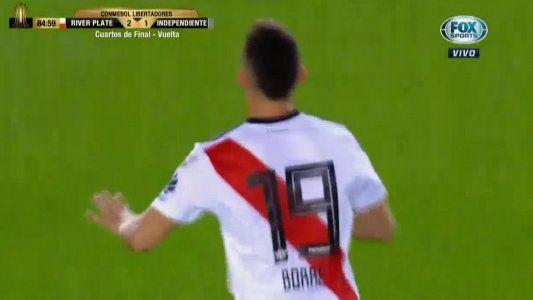 Borré abrió el pie y definió el partido ante el Rojo