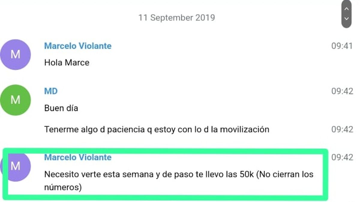 El Gobierno porteño denuncia que los chats originales tenían correcciones para su posterior adulteración.