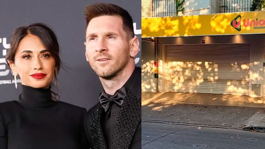 Messi te estamos esperando: balearon el frente del negocio de la familia de Antonela Roccuzzo en Rosario y le dejaron una amenaza
