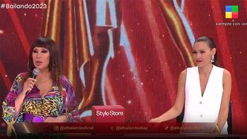 El tenso reencuentro entre Pampita y Moria Casán en el Bailando 2023 tras su escandalosa pelea