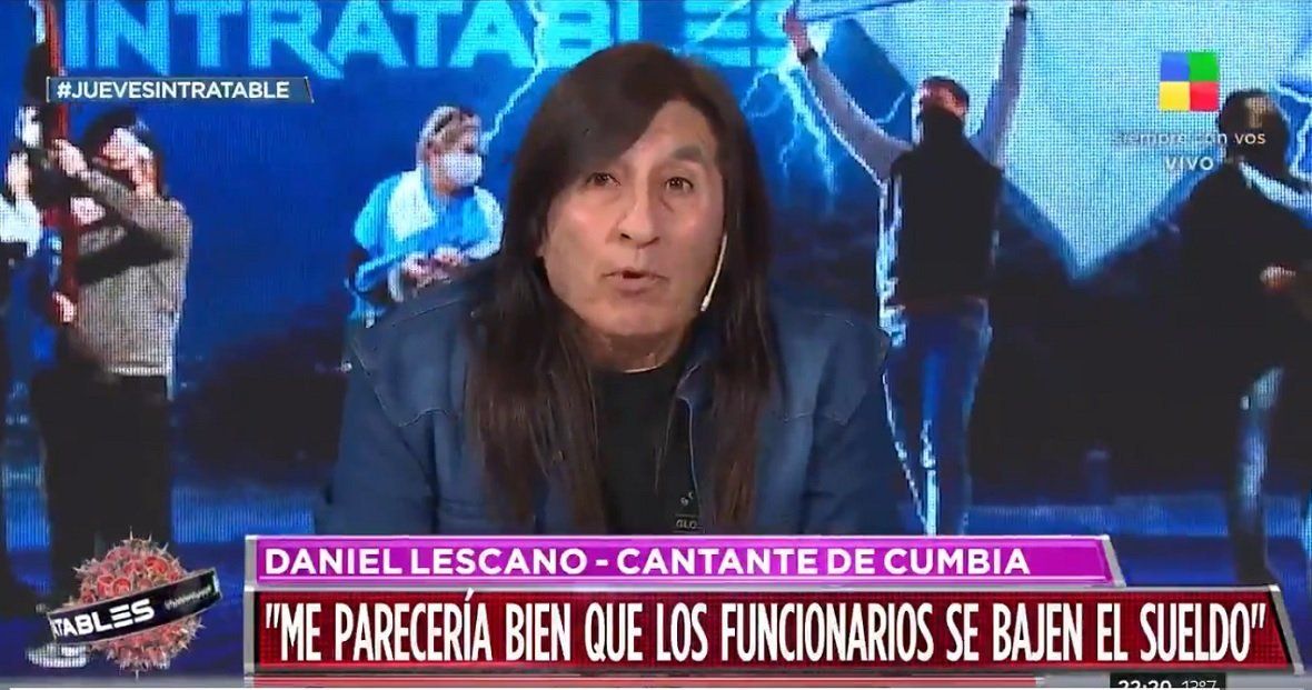Tras el cruce de Brancatelli y El Dipy, Daniel Lescano dio su opinión: La gente está mal