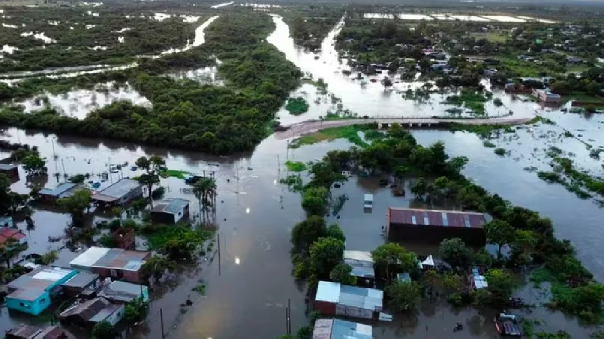 Récord histórico de lluvias e inundaciones devastadoras en Corrientes. (Foto: mercedesmuni)