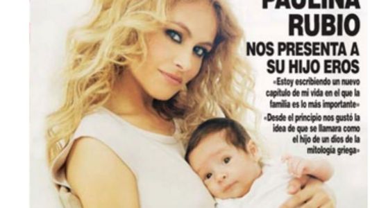 Paulina Rubio presentó en sociedad a su segundo hijo