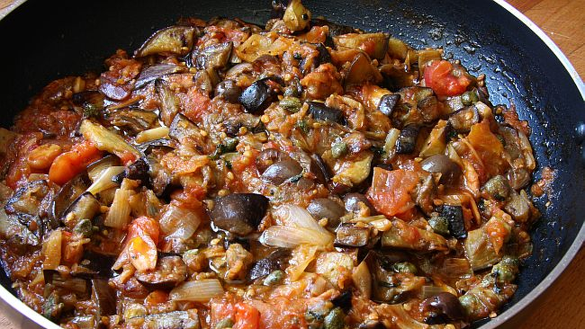 CAPONATA receta: mezcla de sabores IRRESISTIBLES