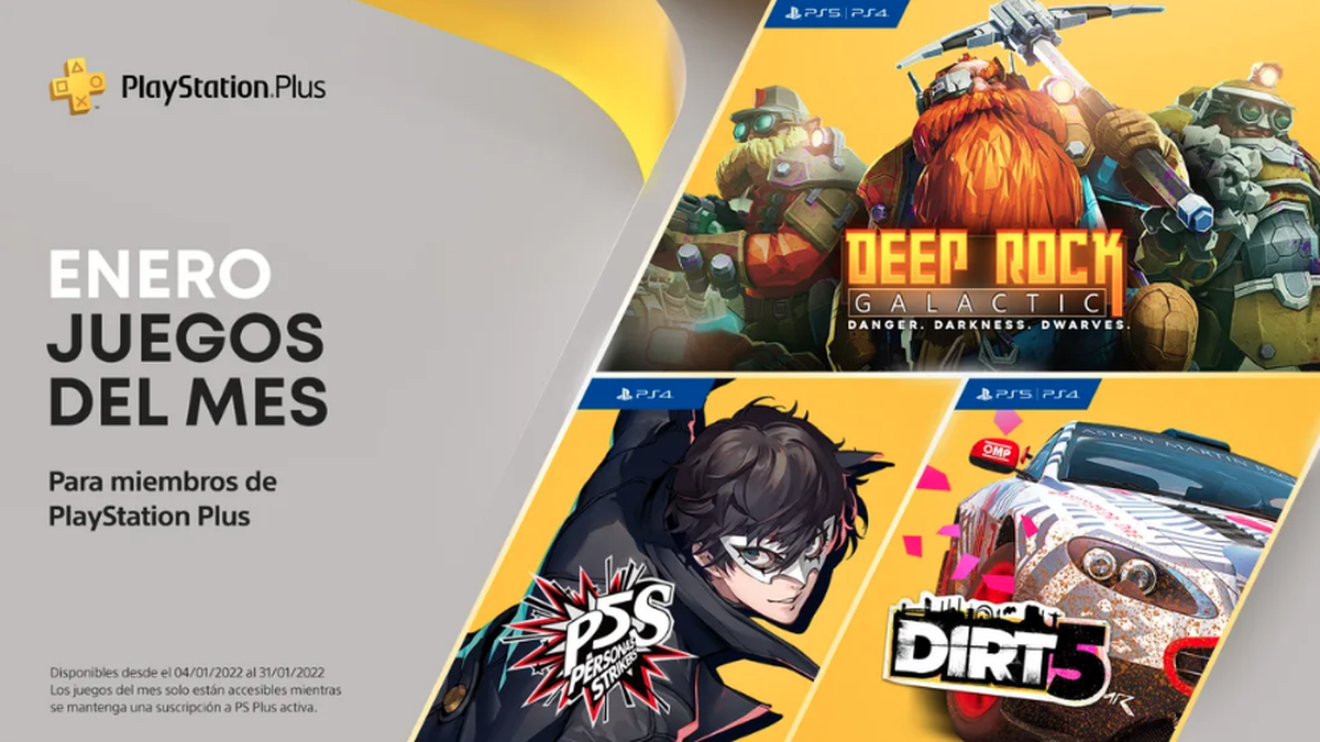 Ps Plus Estos Son Los Juegos Gratis De Enero Para Ps5 Y Ps4