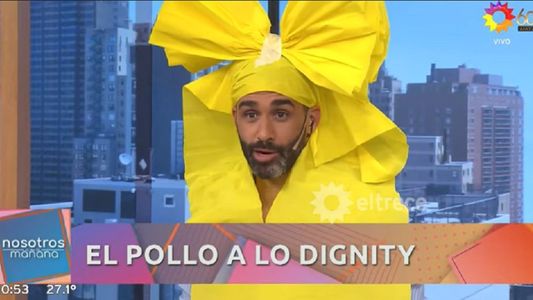 Desopilante imitación: El Pollo Álvarez se vistió de Dignity en vivo