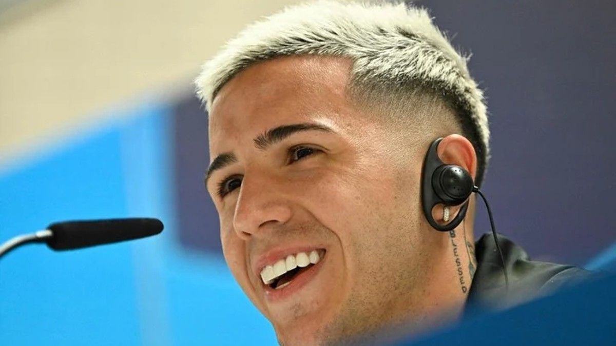 Enzo Fernández habló en la previa del partido contra el Real Madrid. (Foto: AFP)&nbsp;