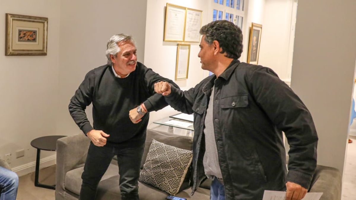 Alberto Fernández y Jorge Macri