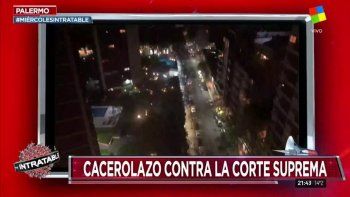 Cacerolazos contra la decisión de la Corte de retrasar el primer juicio contra Cristina Kirchner