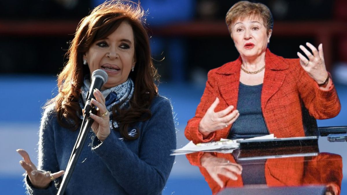 Che Kristalina: el mensaje de Cristina Kirchner a la titular del FMI y una crítica a Milei por la despedida al papa Francisco