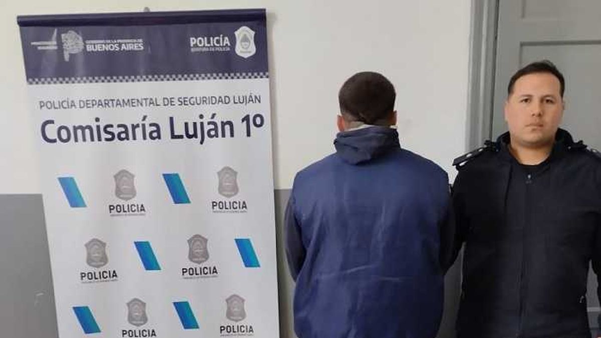 El detenido por la agresión al joven de 19 años. (Foto: Lujan Hoy) El detenido por la agresión al joven de 19 años. (Foto: Lujan Hoy)
