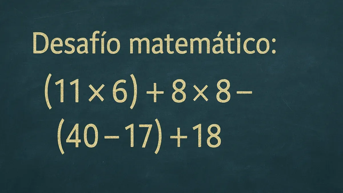 La regla esencial para resolver este desafío matemático es conocido como PEMDAS (por sus siglas en inglés) o jerarquía de operaciones.