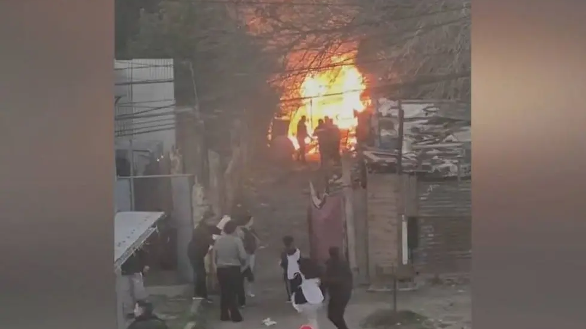 Así fue el incendio le que costó la vida a la mujer. 