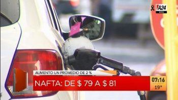 Vuelve a aumentar el combustible: la nafta súper pasa de $79 a $81