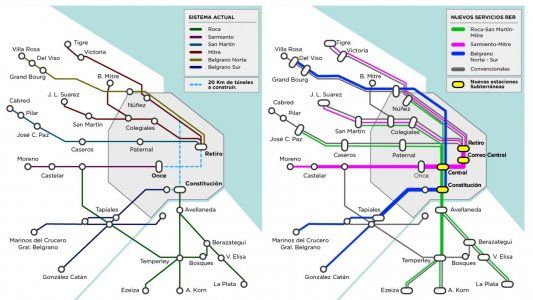 De la mano de una PPP, relanzan el megaproyecto del RER que unirá todos los trenes de la Ciudad