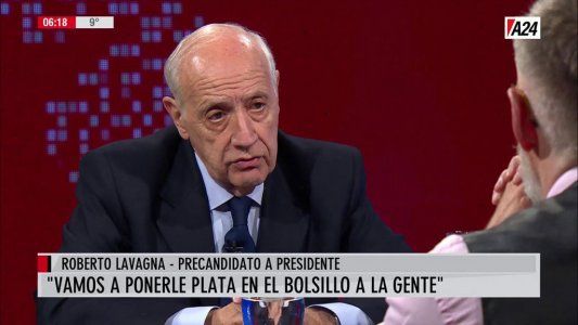 Roberto Lavagna: Si ganamos, lo primero que vamos a hacer es ponerle plata en el bolsillo a la gente