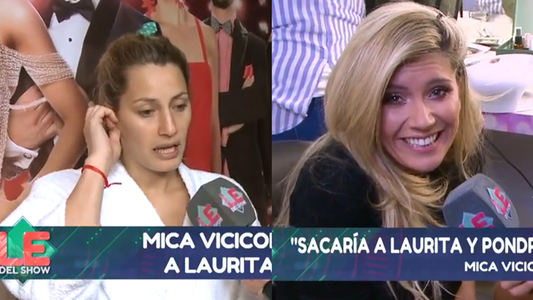 Mica Viciconte disparó contra Laurita Fernández