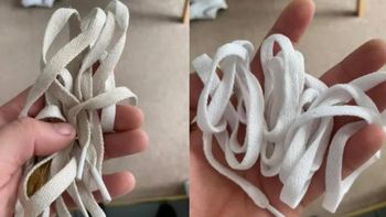 Cómo lavar los cordones de las zapatillas: el truco efectivo recomendado por un ingeniero químico