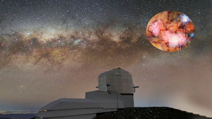 Las sorprendentes imágenes del Universo que mostró un famoso observatorio chileno