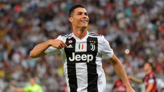 Cristiano Ronaldo le dio la Supercopa de Italia a Juventus ante Milan