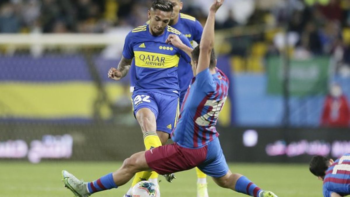 Almendra no jugó bien en Boca pero tiró la jugada de la tarde.