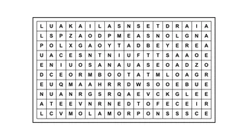 Encontrá la frase escondida en una sopa de letras con una cita literaria oculta