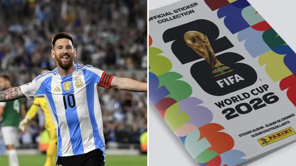 Se filtó la imagen de Messi del álbum del Mundial 2026.
