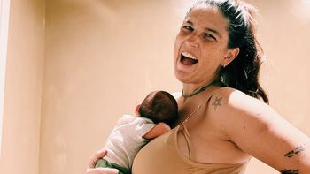 Juana Repetto mostró la impresionante cicatriz de su cesárea, tras el nacimiento de su hijo Timoteo