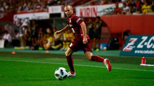 Mirá cómo fue el primer gol de Andrés Iniesta en Japón