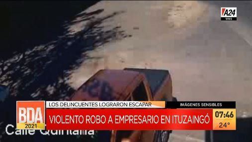 Ituzaingó: robo millonario al dueño de una parrilla en la Autopista del Oeste