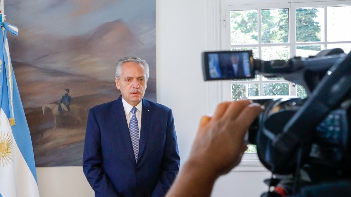 Alberto Fernández y un anuncio por Santa Fe